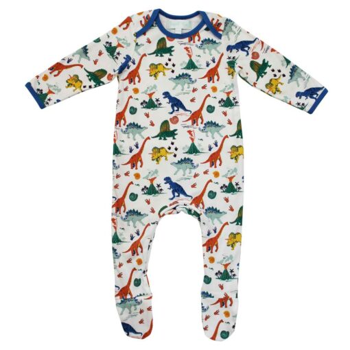 Countryside Print Jumpsuit With Feet