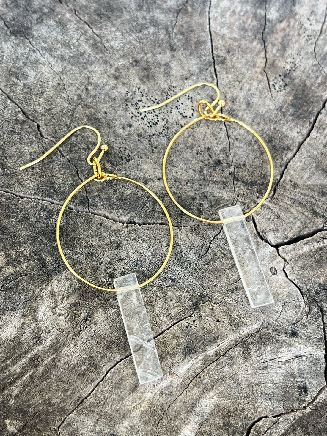 Clear Quartz Earrings