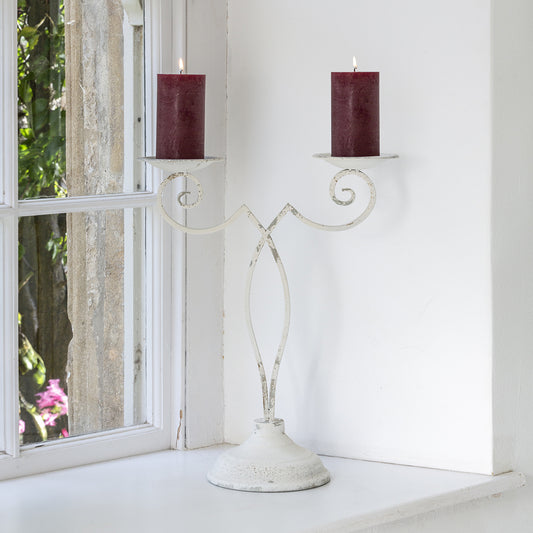 Candelabra Antique White