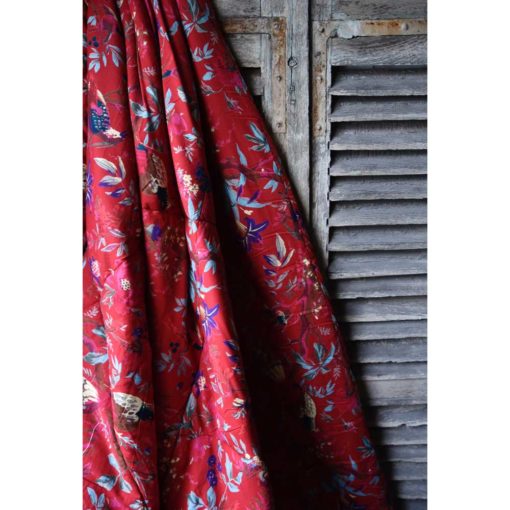 Red Bird Print Quilt