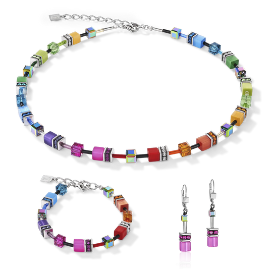 Multicolour Rainbow Set Necklace