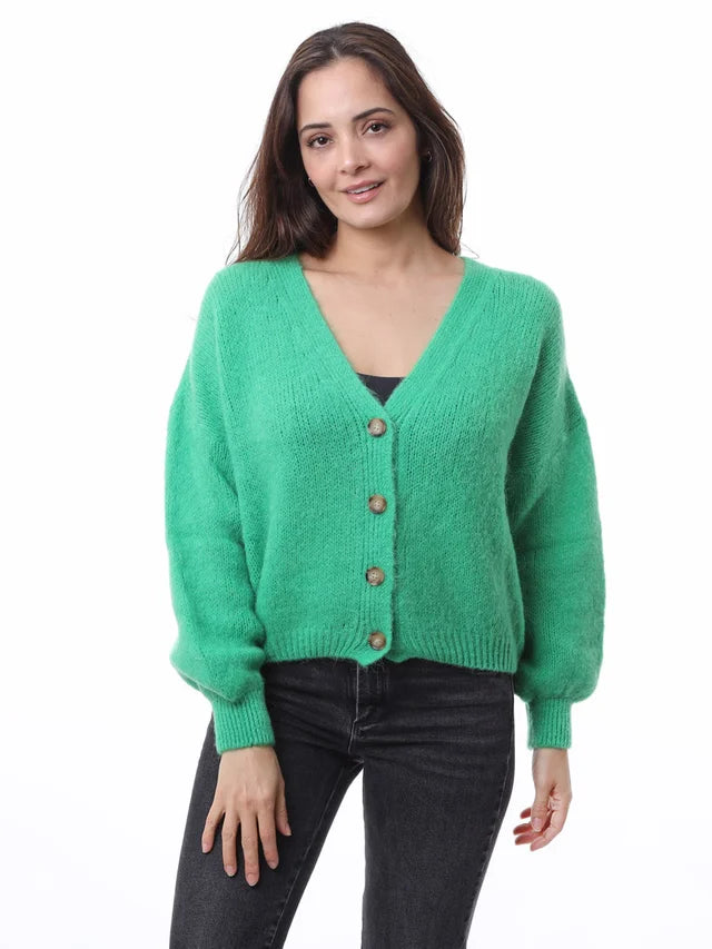 Mohair Mix Cardigan