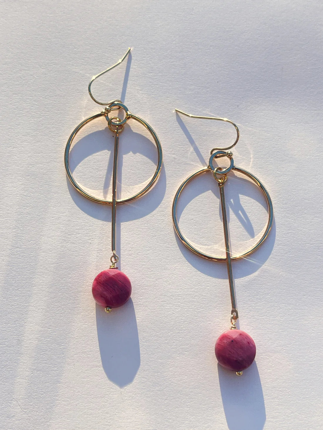 Rhodonite Earrings