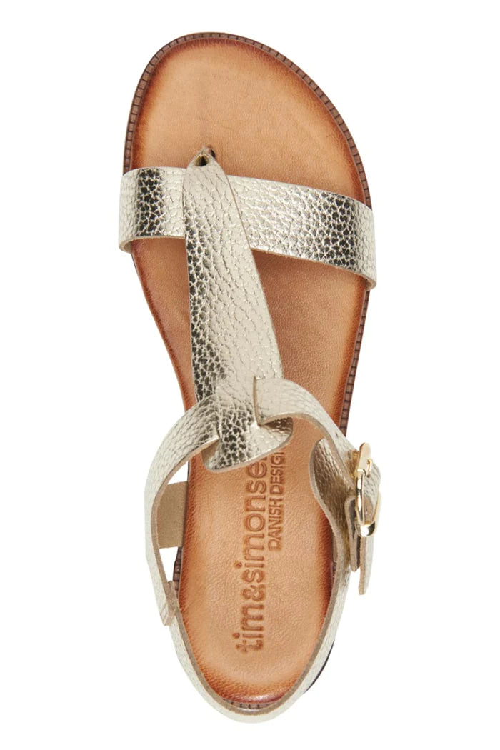 Athena Gold Sandals