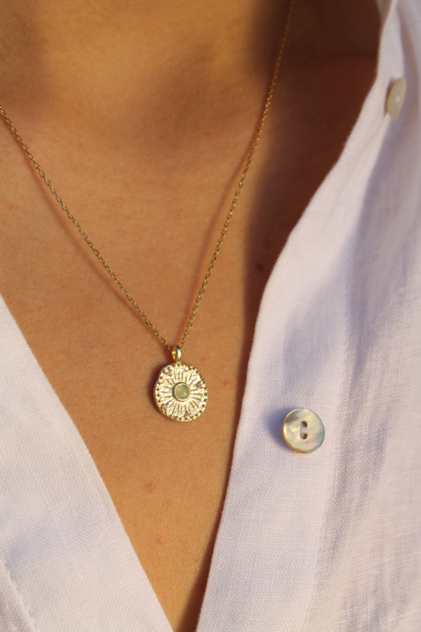 Gold Amazonite Necklace