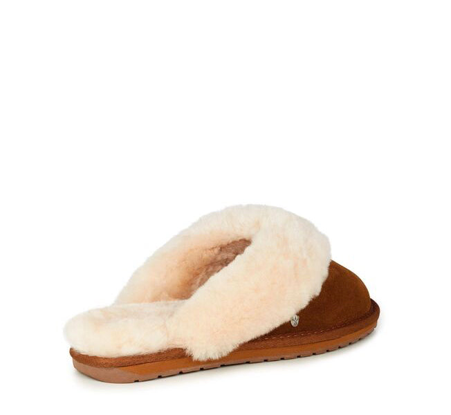 EMU Jolie Womens Liner Skin Slipper - Chestnut